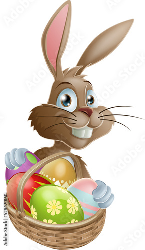 Chocolate eggs Easter bunny