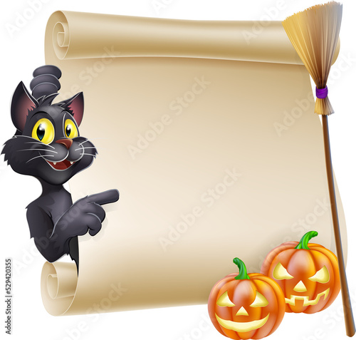 Halloween Scroll Sign
