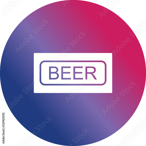 Beer Sign Icon