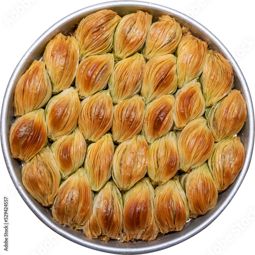 baklava in tray