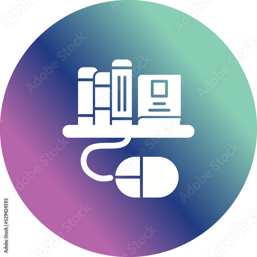 Digital Library Icon