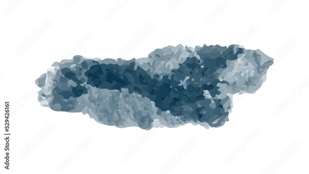 Fototapeta premium Blue watercolor background for textures backgrounds and web banners design
