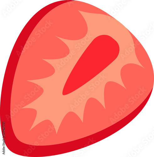 Strawberry slice Food icon