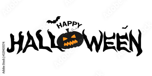 halloween background with pumpkin TEXT BANER © Elena Gnicevich