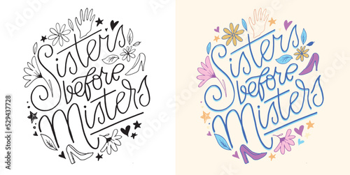 Hand drawn funny lettering quote. Inspiration slogan for print and poster design. Cool for t shirt and mug printing.