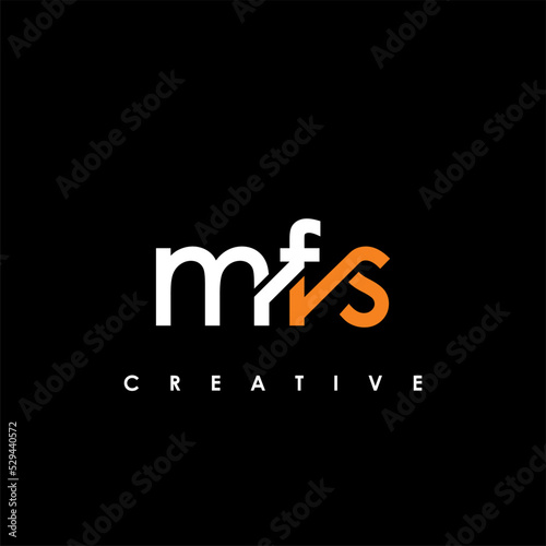 MFS Letter Initial Logo Design Template Vector Illustration photo