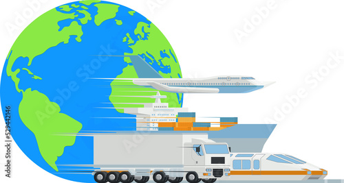 Logistic Transport Cargo Wo...