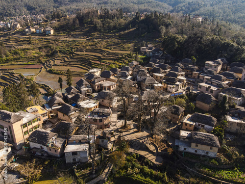 terraced fields in yunnan China