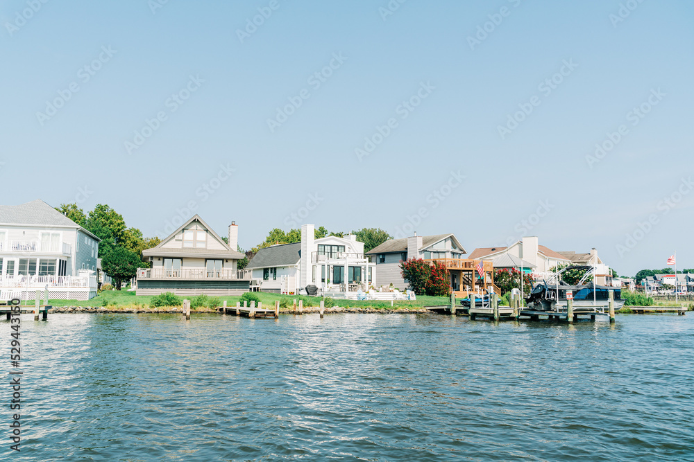 houses on the river