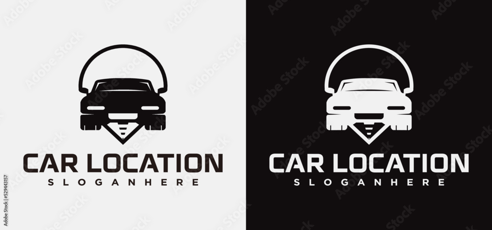 Modern tech car mechanic logo location design, Auto repair shop technology logo, Performance Tuning, Modern tech car mechanic logo location design, Auto repair shop technology logo, Performance Tuning,