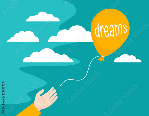 Letting go and release of your dreams