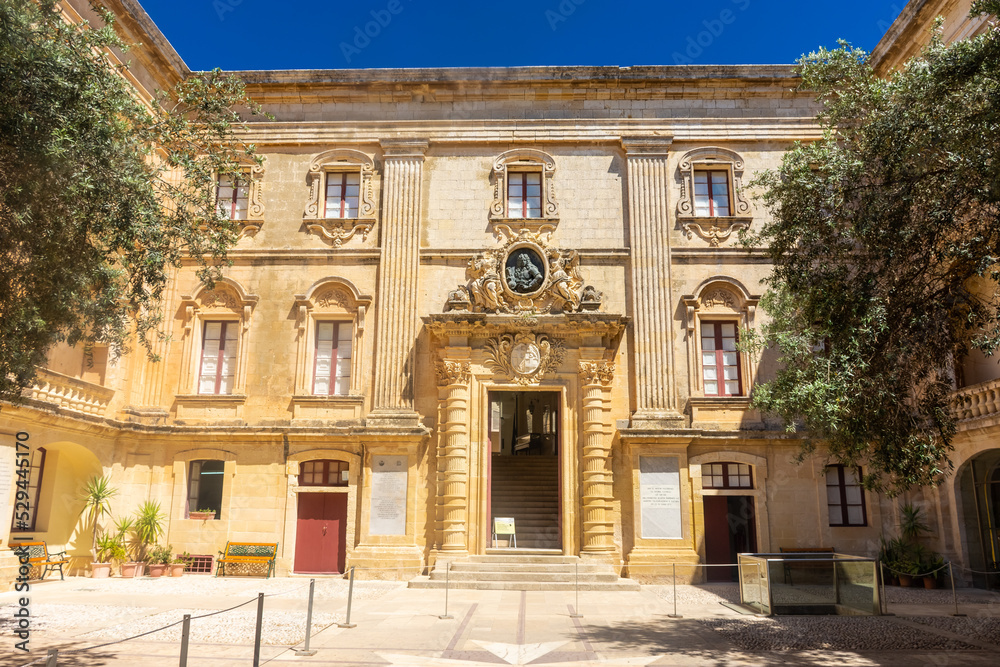 Palace of the natural history museum of Mdina,  Malta