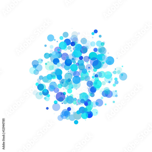 Xmas bokeh cloud. Glowing particles. Abstract background. Galaxy space.