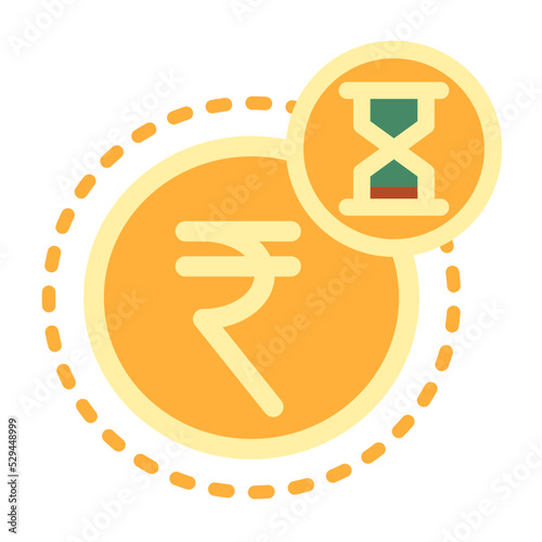 pending payment flat icon