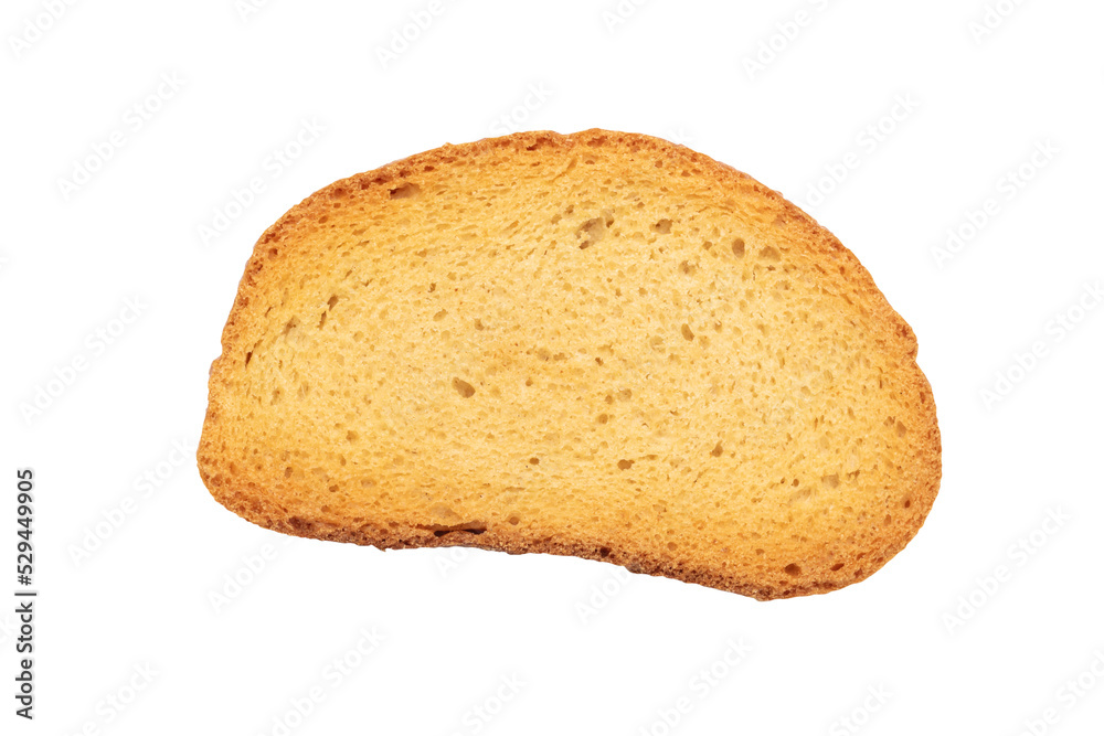 Bread isolated on white background.