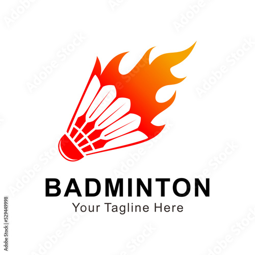 badminton Shuttlecock logo
