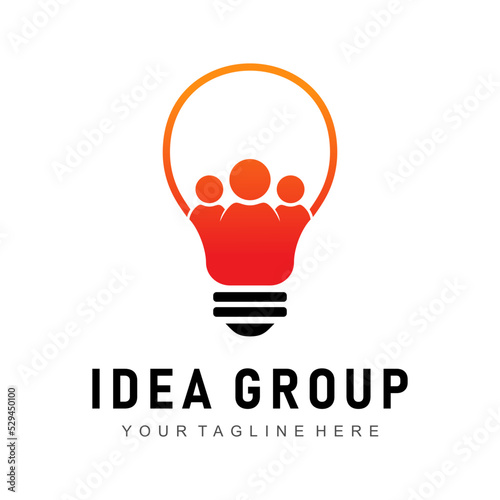 idea group bulb logo 