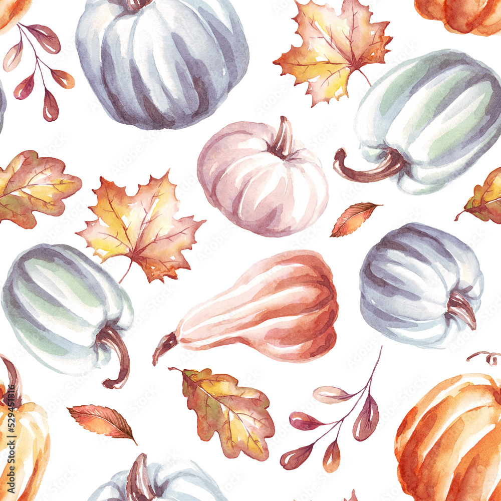 Pumpkins seamless pattern Pumpkins seamless pattern
