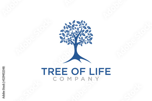 Tree of life nature healing logo design non profit organization leaves education symbol