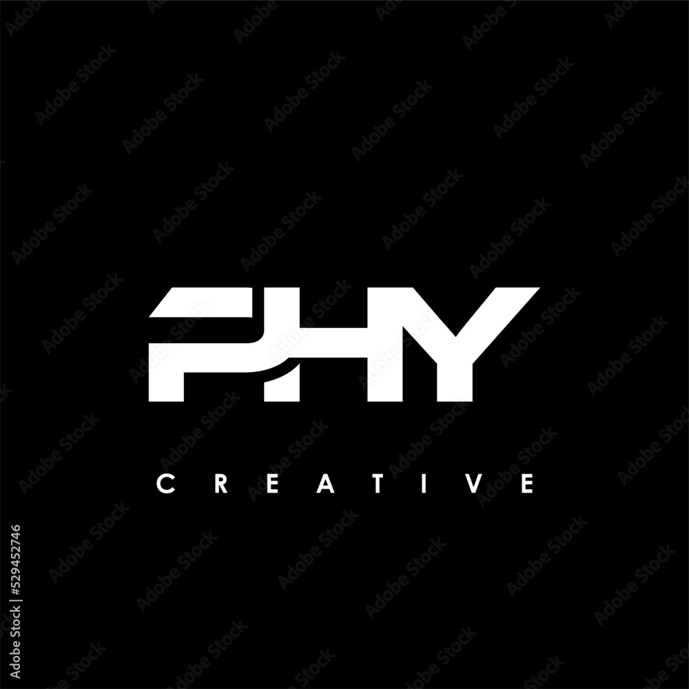 PHY Letter Initial Logo Design Template Vector Illustration PHY Letter Initial Logo Design Template Vector Illustration