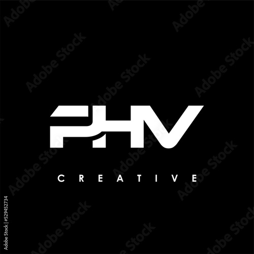 PHV Letter Initial Logo Design Template Vector Illustration