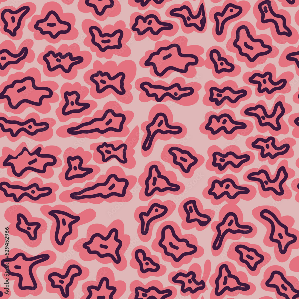 Geometric floral pattern background, vector abstract flower art. Pink color, trendy pattern backgrounds set. Vector illustration Geometric floral pattern background, vector abstract flower art. Pink color, trendy pattern backgrounds set. Vector illustration