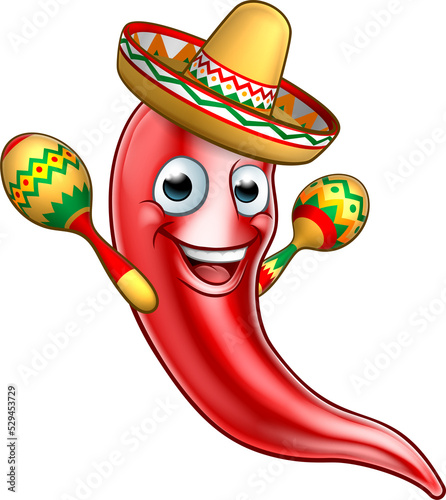 Mexican Chilli Pepper with ...