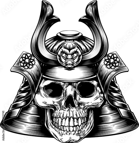 Samurai Skull photo