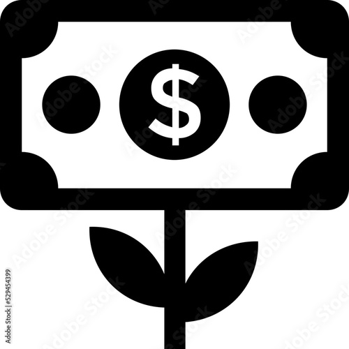 Money Plant Vector Icon