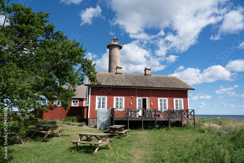 View from Garpen lighthouse station in Bergkvara, Kalmar len, Sweden