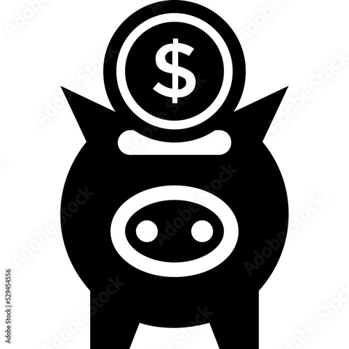 Piggy Bank Vector Icon