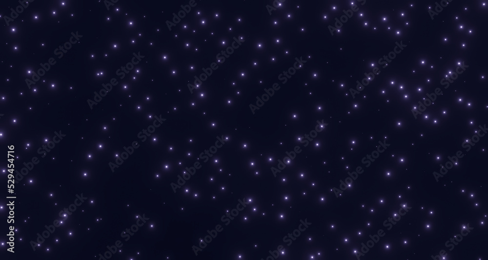 3d render, multicolored glowing star track imitation