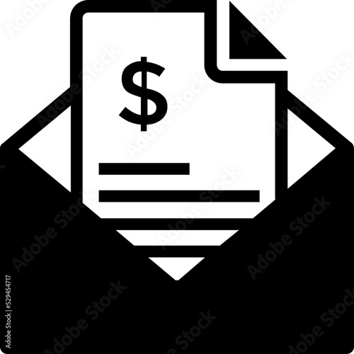 Bank Statement Vector Icon 