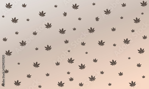 cannabis weed marijuana ganja kush leaf background pattern design © Rios_Studio