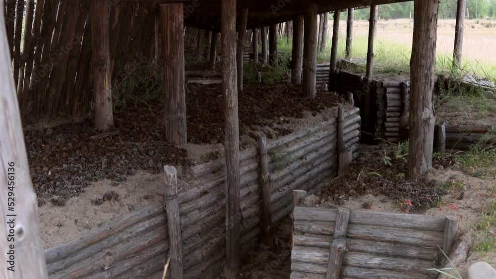 the modern commander's observation post and the dugout the modern commander's observation post and the dugout