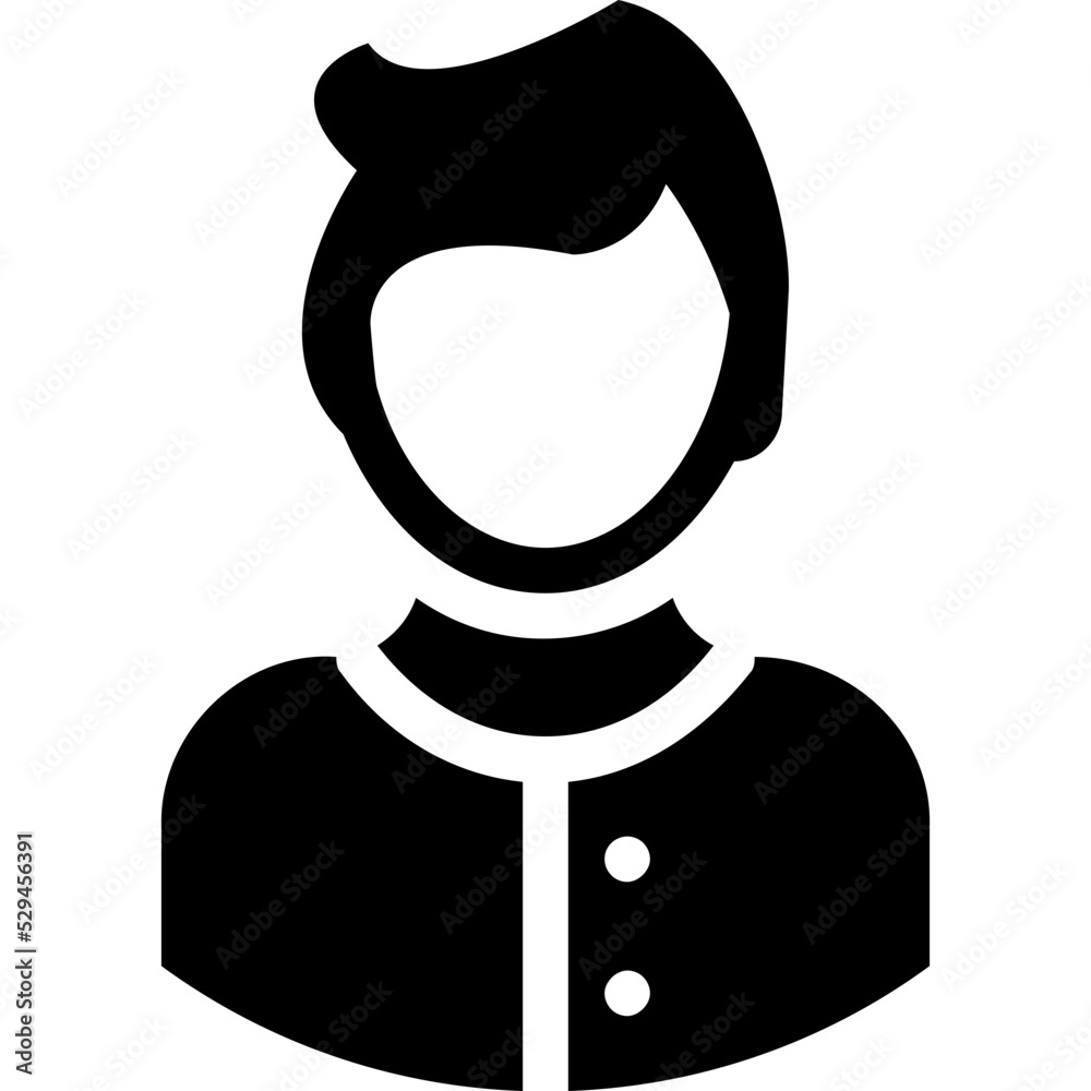 Butler Vector Icon Butler Vector Icon