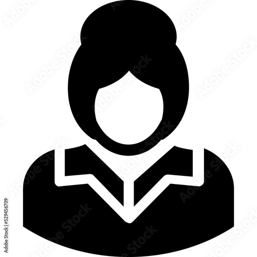 Miss Vector Icon 