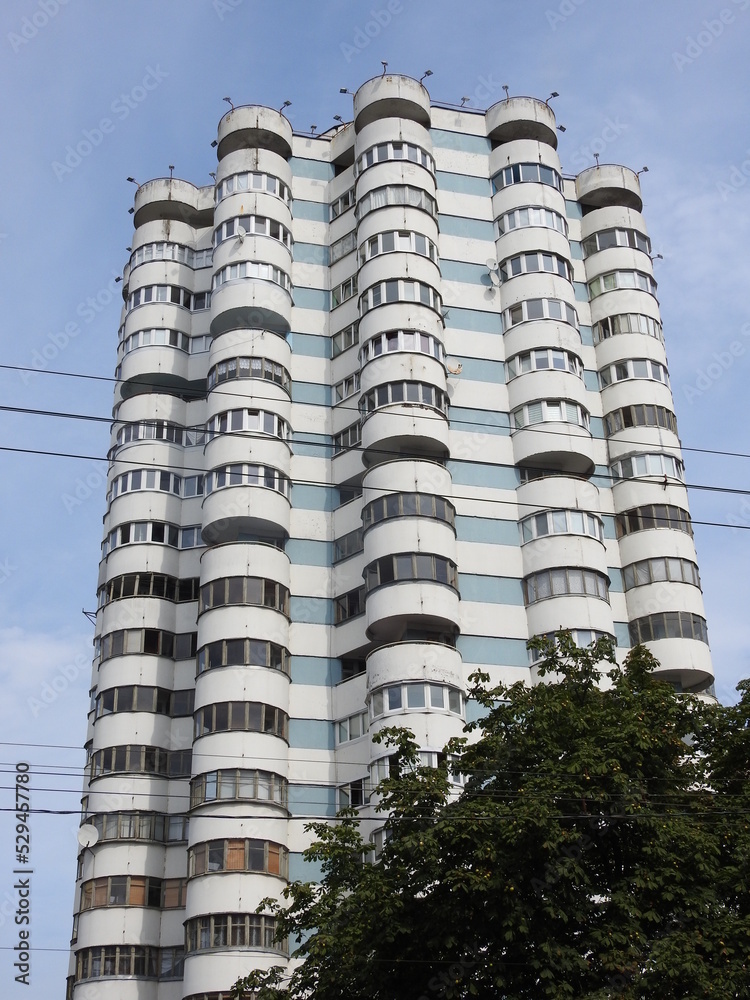 ugly modern building in minsk, belarus