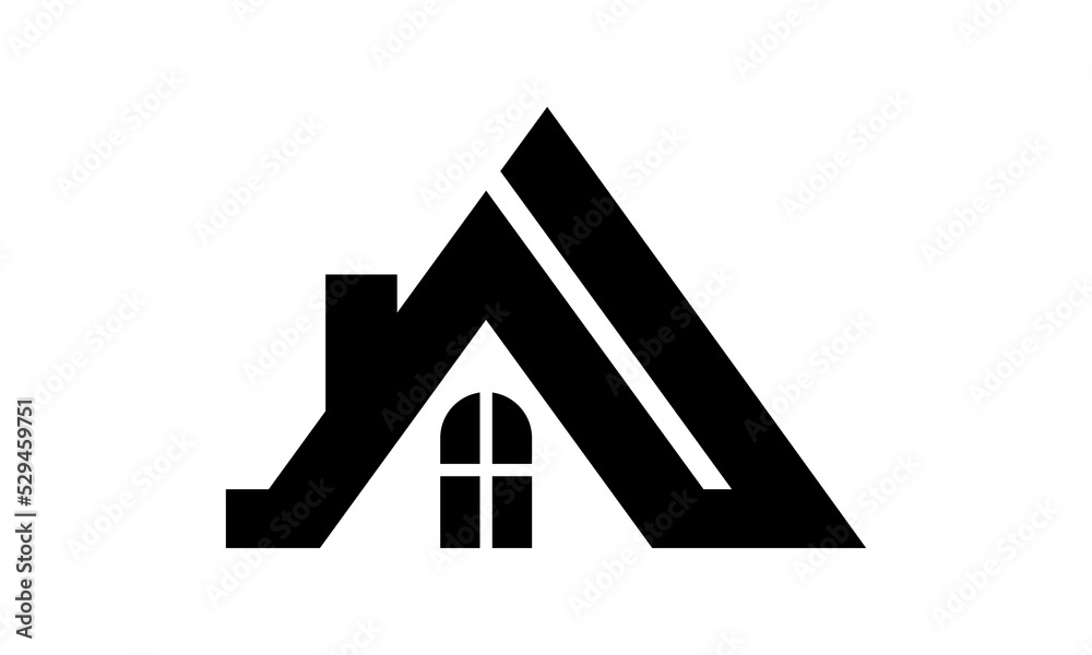 roof home building property logo roof home building property logo