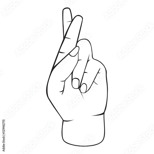 promise hands gesturing sign vector icon