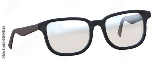 3d render icon eyeglasses