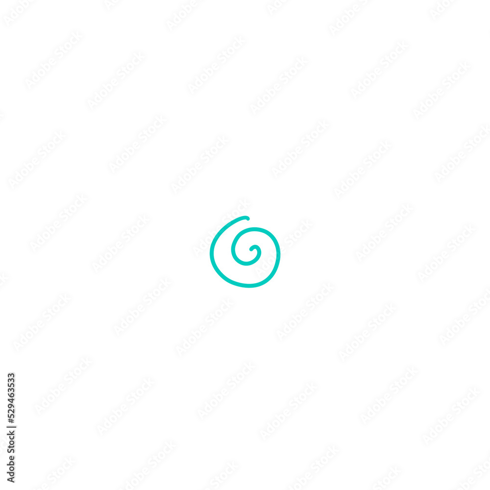 Green Swirl Line Green Swirl Line