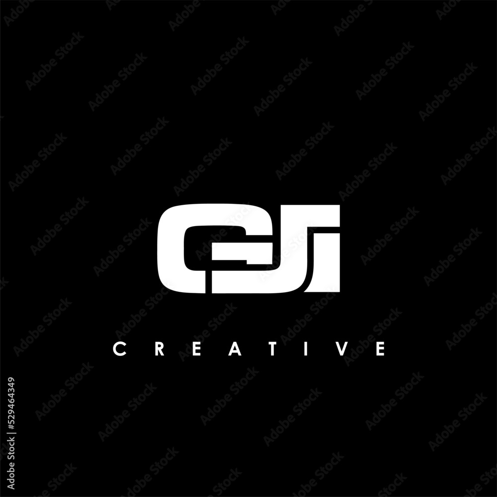 GJI Letter Initial Logo Design Template Vector Illustration GJI Letter Initial Logo Design Template Vector Illustration