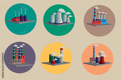 set of icons