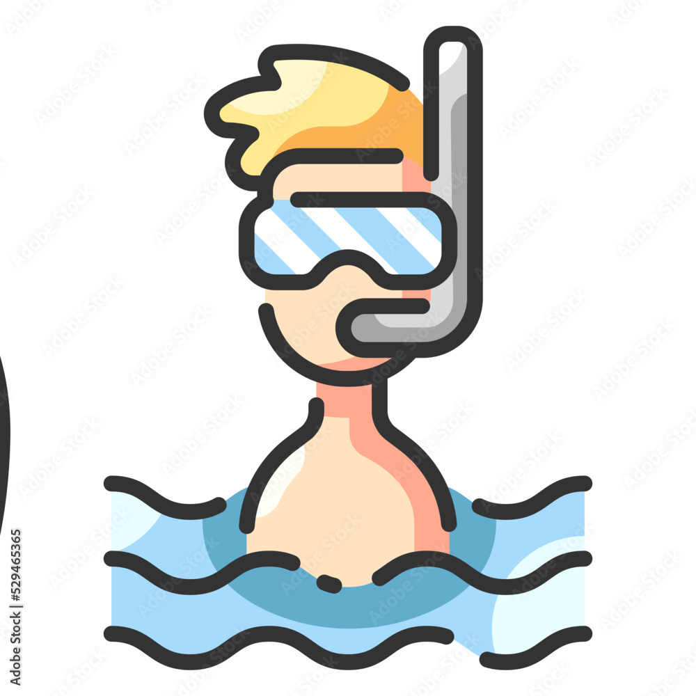 dive line color icon