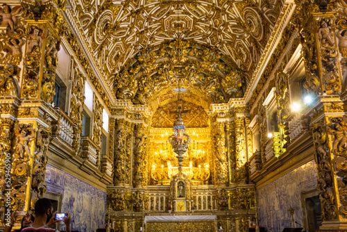 Interior of the church of St Francisco, Salvador, Bahia, Brazil © Jessica Slima
