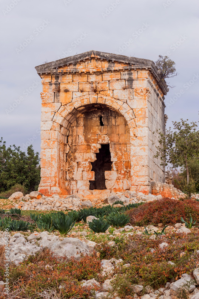 Ruins of antique city of Kanlidivane