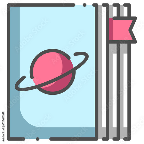 astronomy line color icon