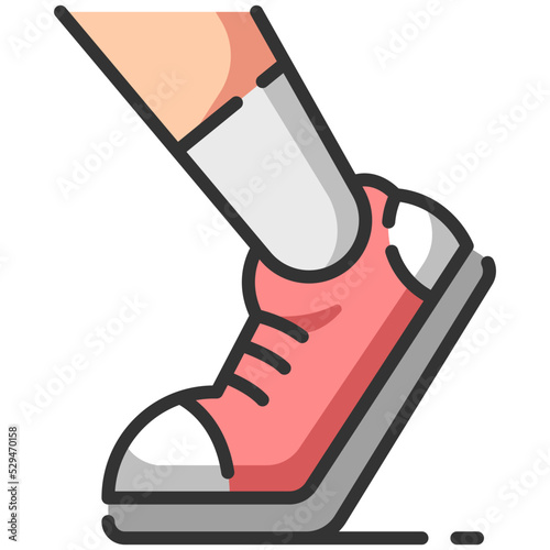 sport  running outline icon