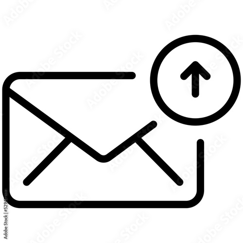up email outline icon